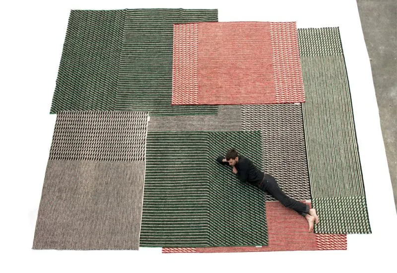 Alfombra-Blur-Nanimarquina-Roja