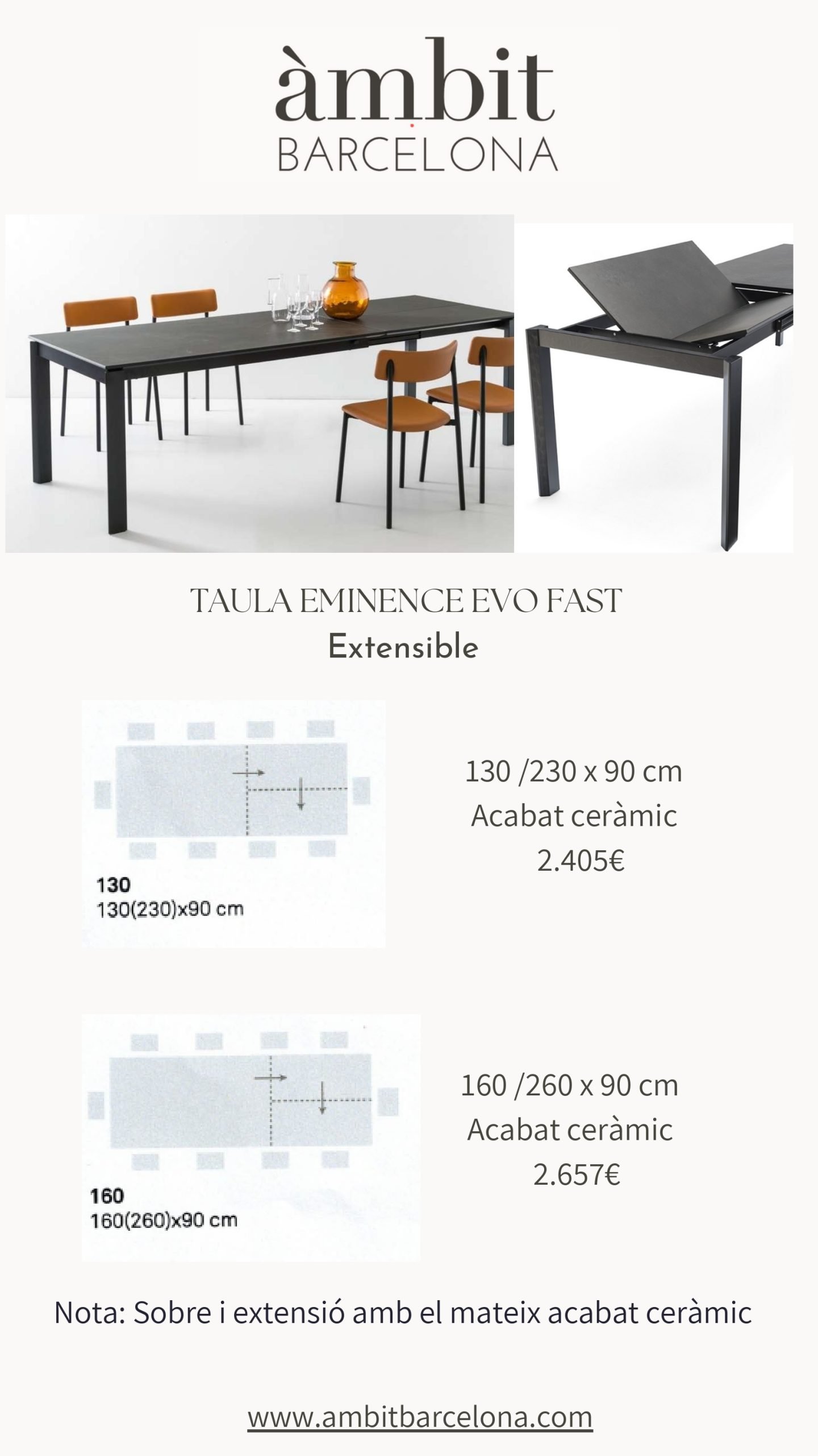 Mesa Eminece de Connubia