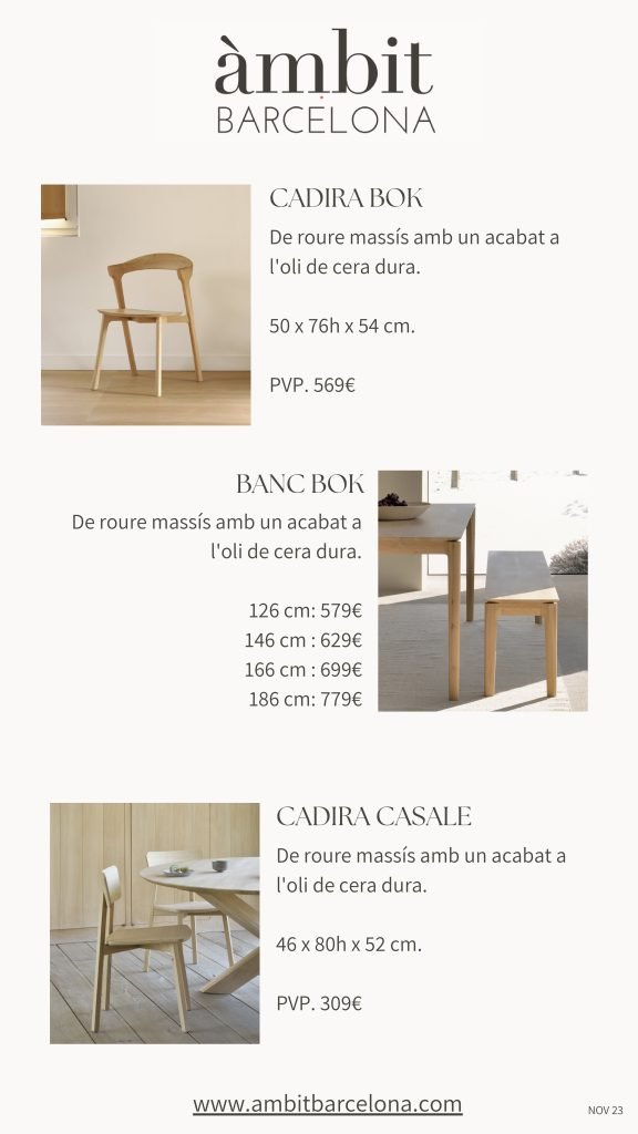 Tienda de muebles de diseño en Barcelona