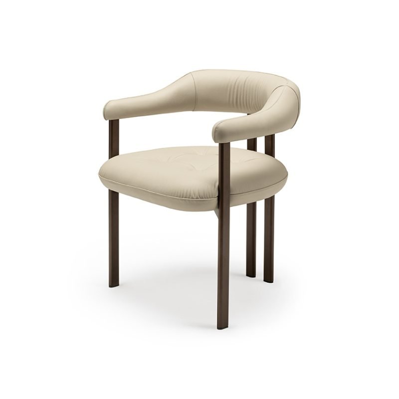 silla acolchada de diseño