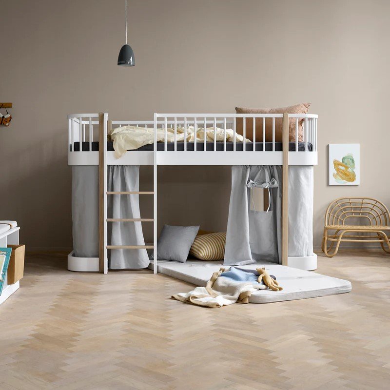 compra online cama alta estilo moderno