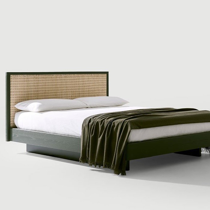 comprar cama diseño moderno materiales naturales