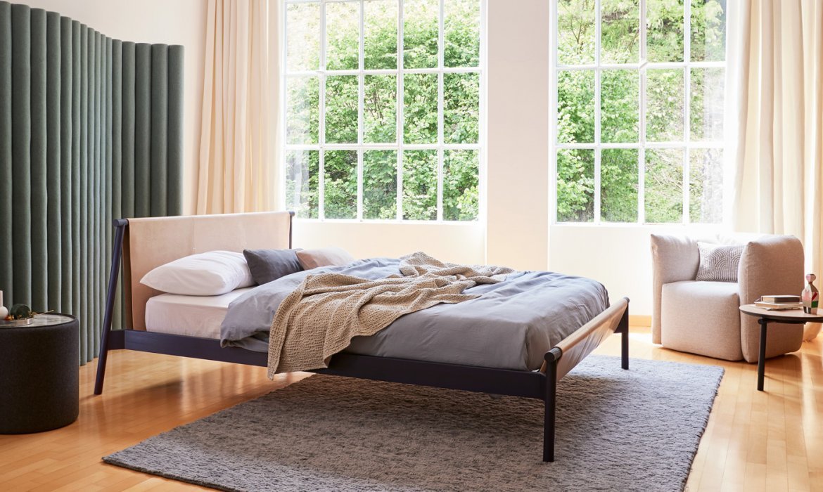 Letto-pelle-1400x850 compra online cama diseño minimalista madera oscura